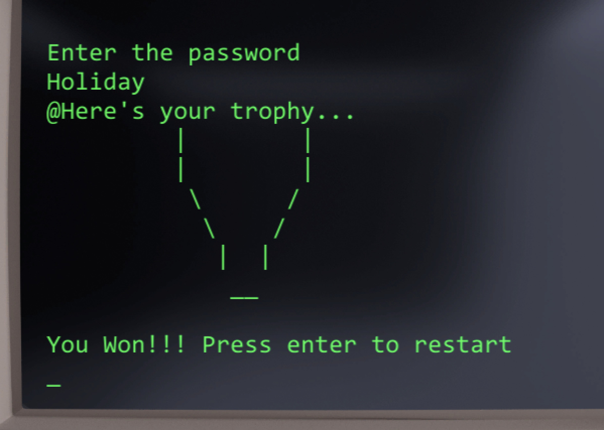 Win Screen Example I came up with just a simple win screen - Talk - GameDev.tv