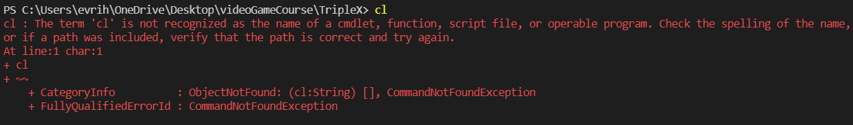 compiling code on command prompt