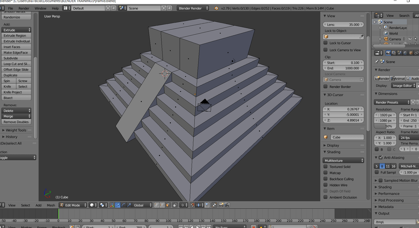 Pyramid with ramp - Talk - GameDev.tv