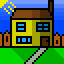 House With Fence Coloured