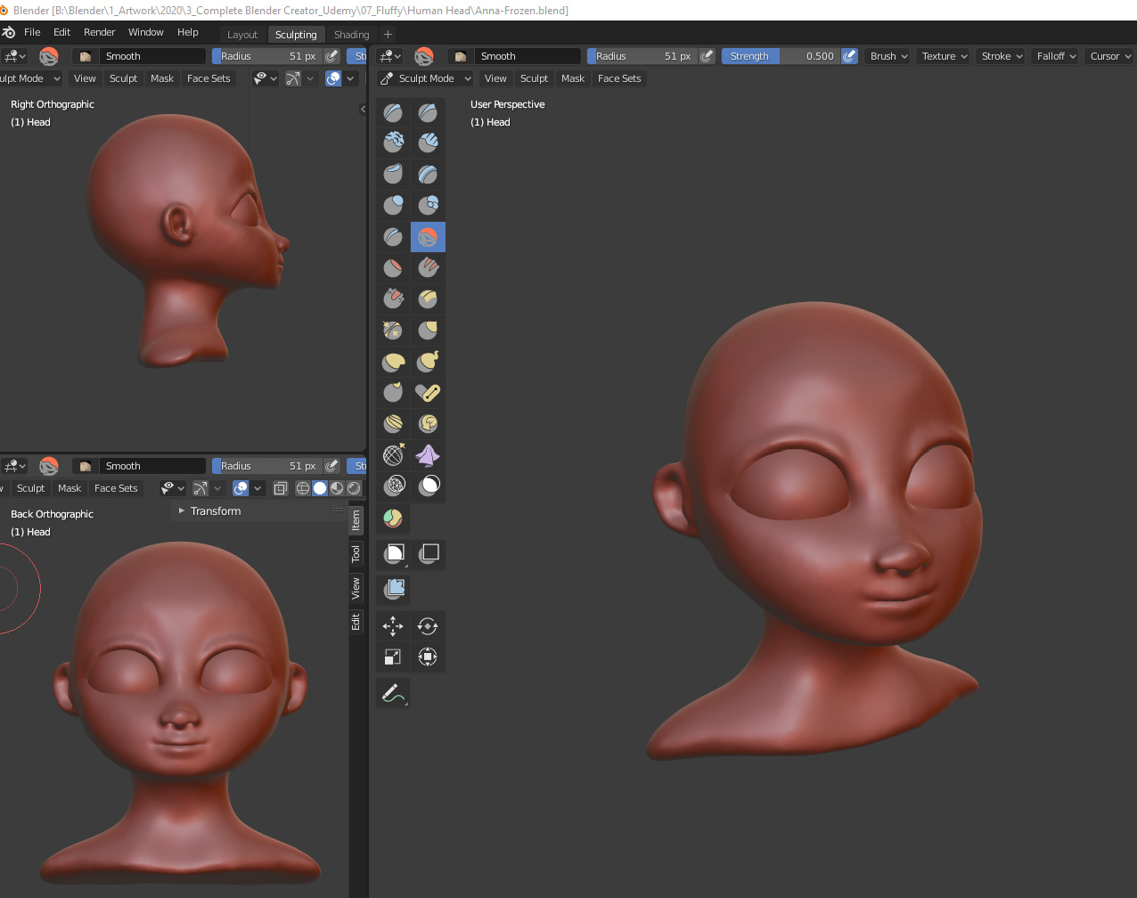 Stylized Head (and mouth) - Show 