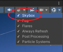 Unity - Skybox uncheck