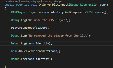 An error when pressing the [Leave Game] button as host - Ask - GameDev.tv