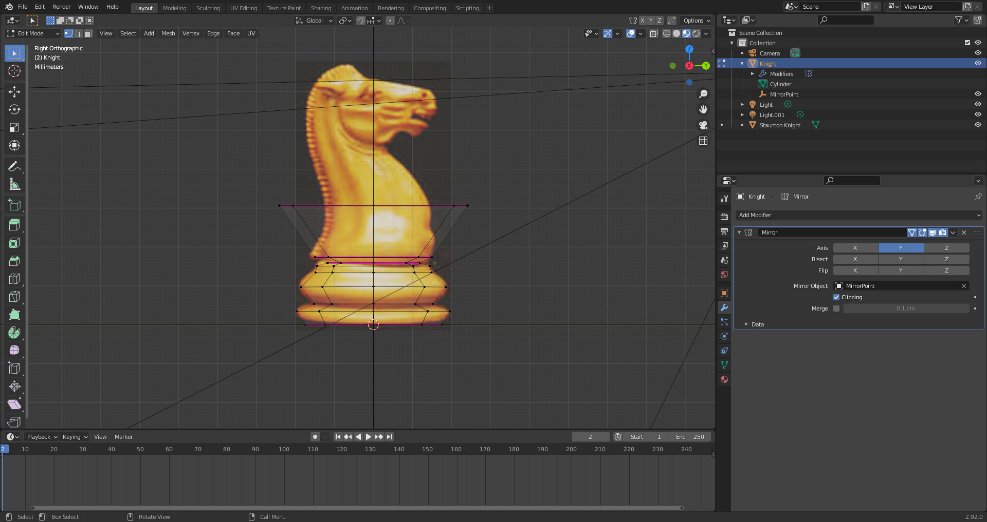 Difficulty controlling location and rotation in mirror modifier - Ask ...