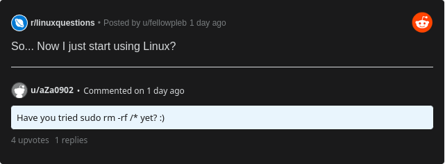 new linux user