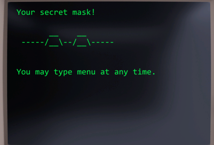 Secret mask