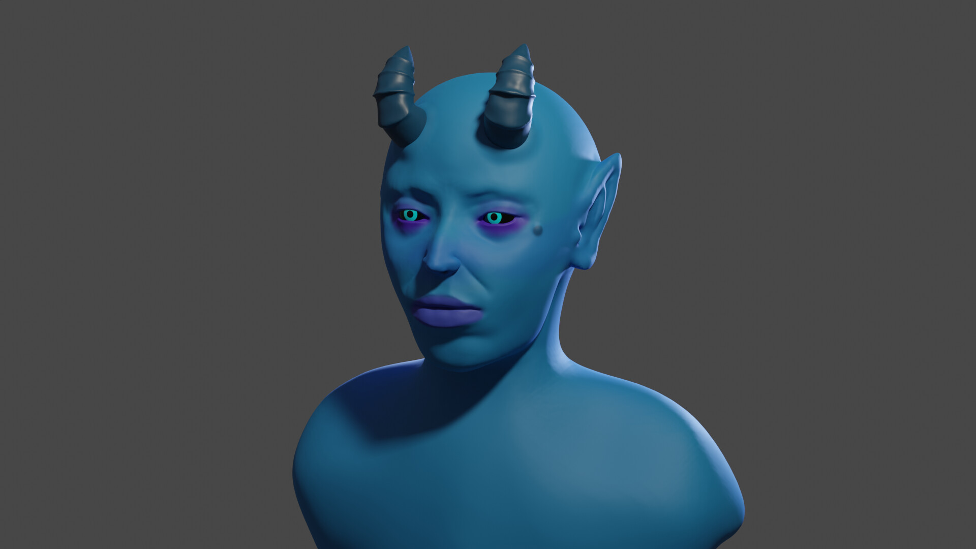 1. Pink Tiefling with Blue Hair - A Unique and Stunning Character Design - wide 9