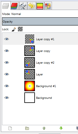 0 (RGB color, 6 layers) 32x32 – GIMP