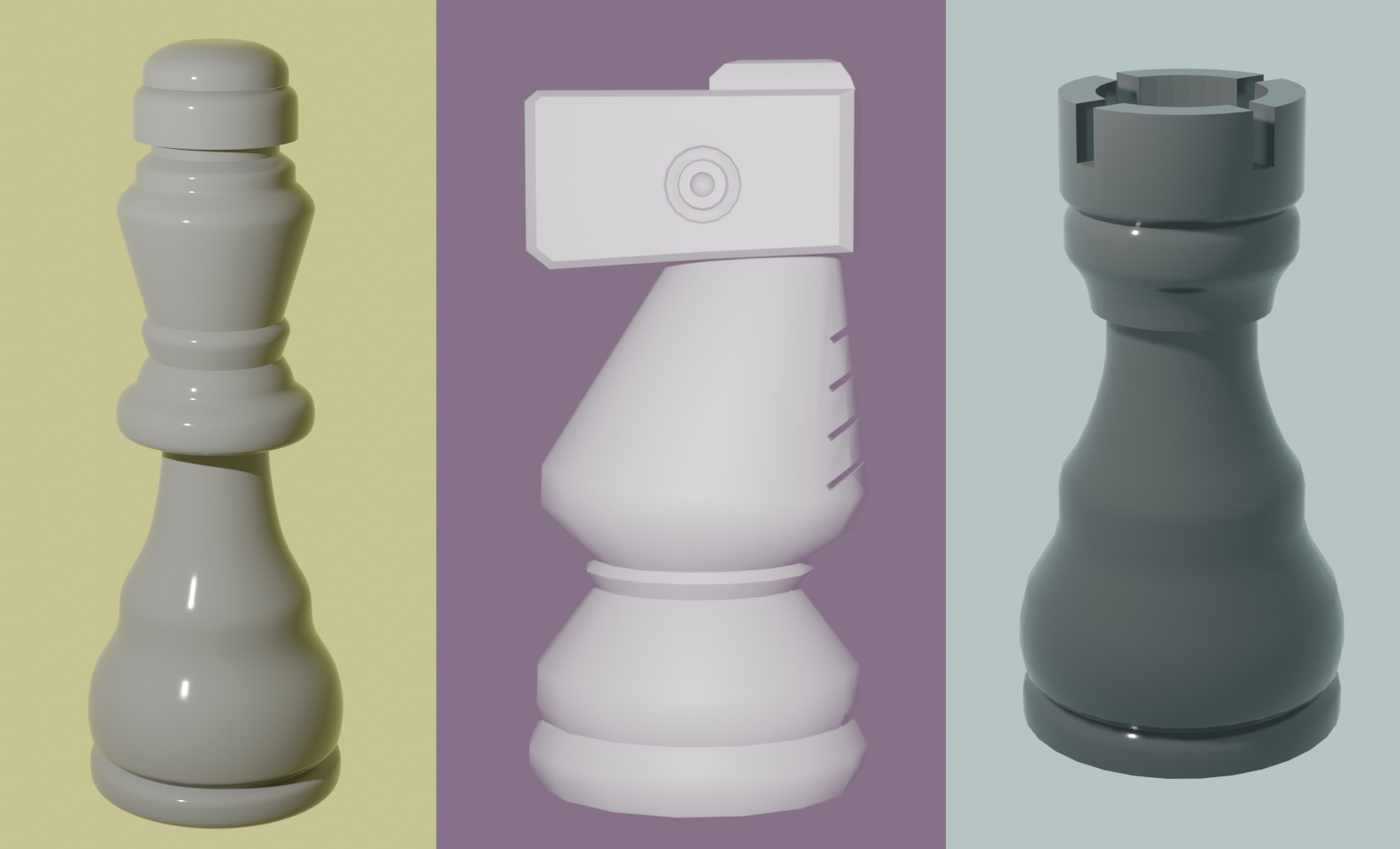 Xadrez 3D models - Sketchfab