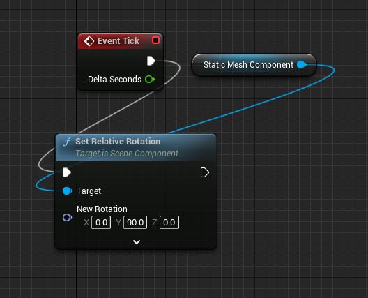 BP_Projectile Set Relative Location