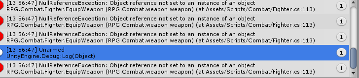 RPG Fighter Scripter - Object set to null when going back to scene 0 ...