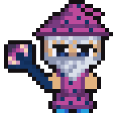 Wizard Pixel Character