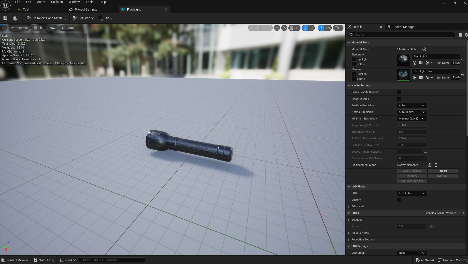 Mesh appears HUGE when I try to attach it to the socket - Ask - GameDev.tv