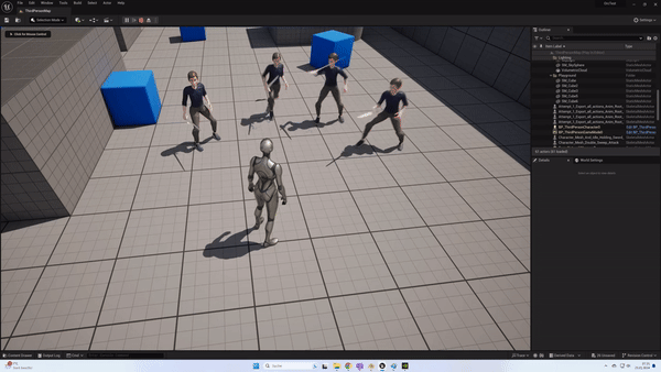 Attempt 1 All Actions Export Unreal Showcase