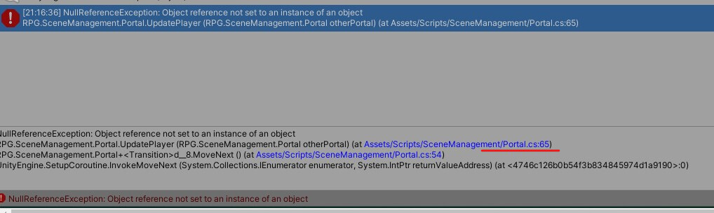 Portal issue when moving from one scene to the next - Ask - GameDev.tv