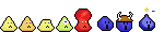 customizing objects for games made various slimes