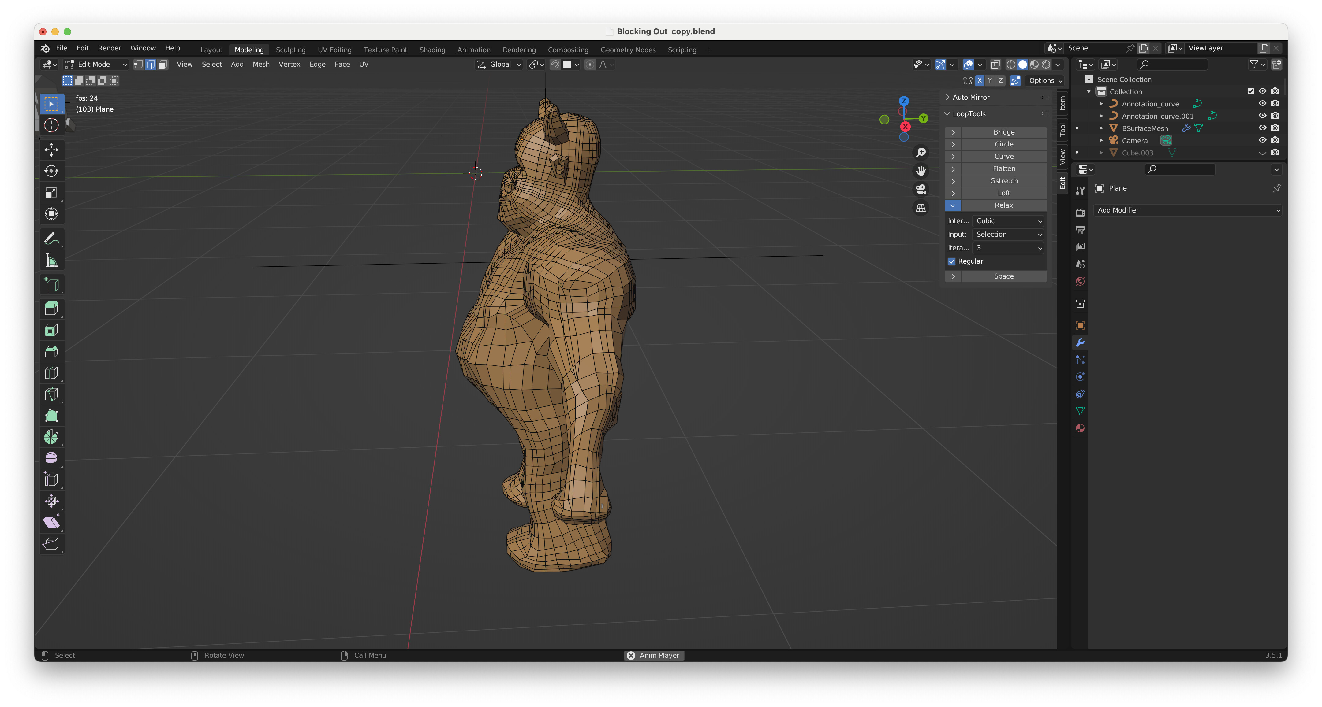 Retop Guide Third manual retopology - Show - GameDev.tv
