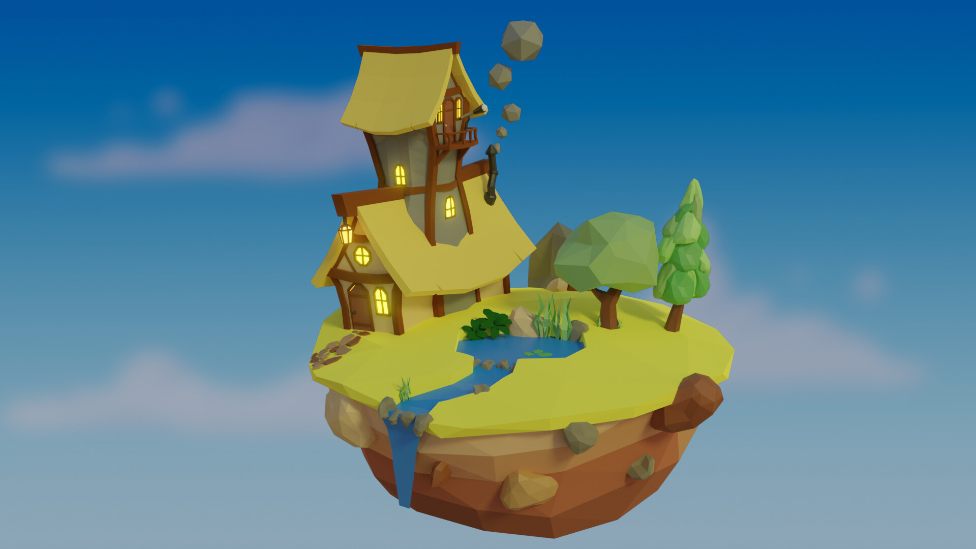 My Low Poly cottage - Show - GameDev.tv