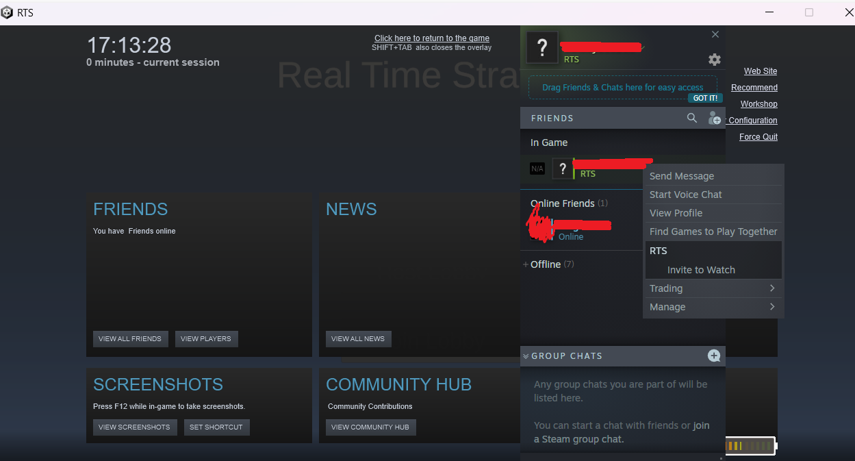 Cant invite or join through Steam Ask GameDev.tv