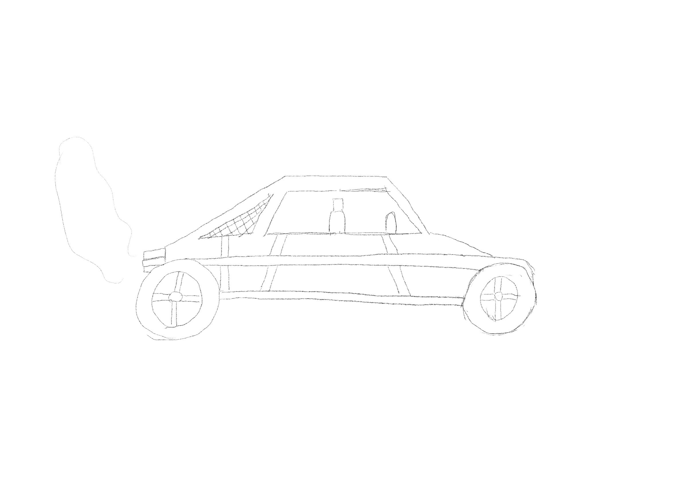 Car Toy with Simple Shapes. Trace and Color the Picture Stock Vector -  Illustration of page, drawing: 172868555