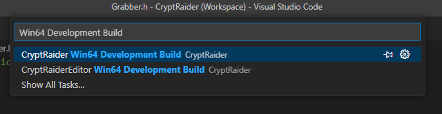 2023-03-10 08_39_53-Grabber.h - CryptRaider (Workspace) - Visual Studio Code