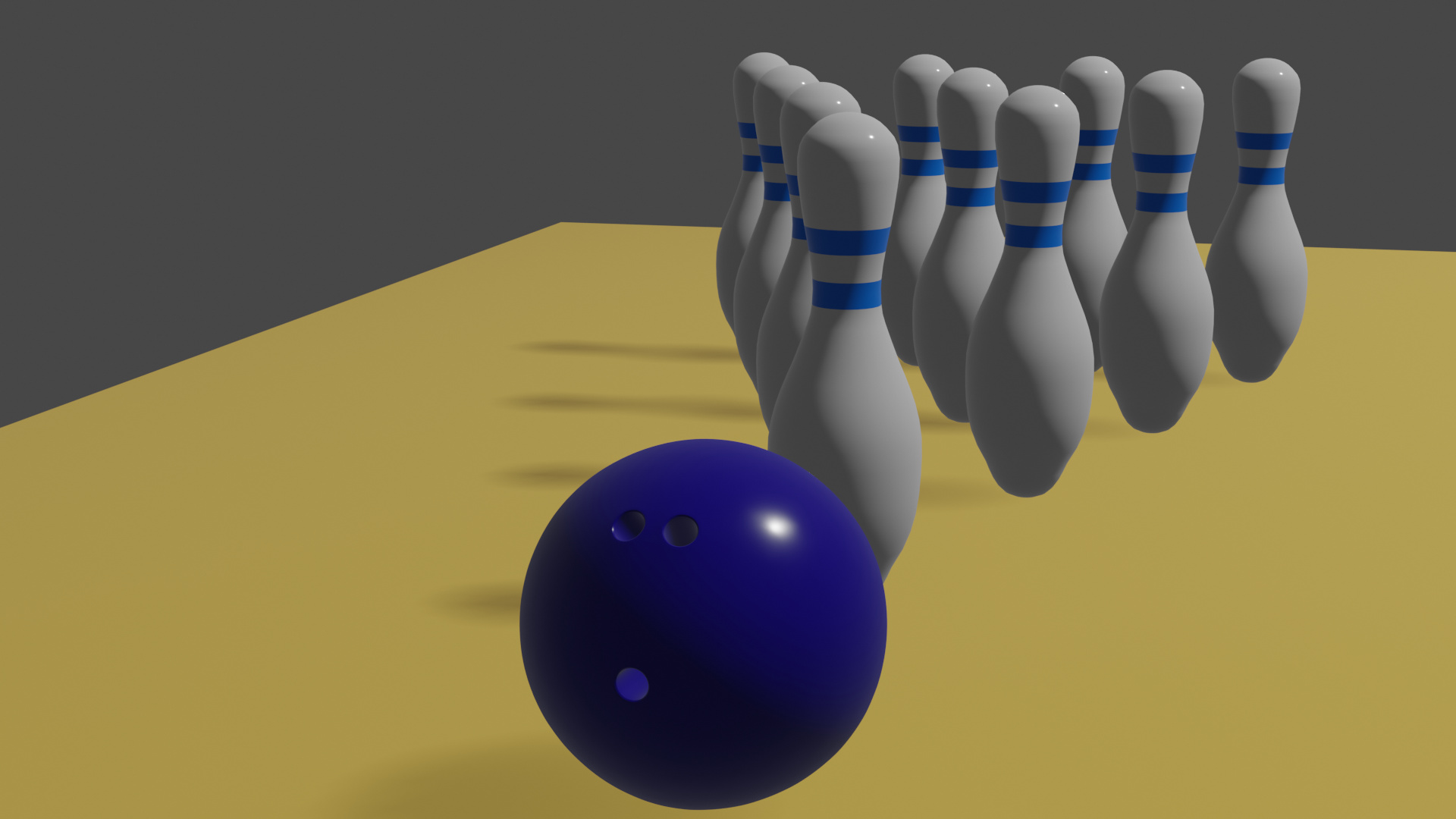 Bowling alley Show GameDev.tv