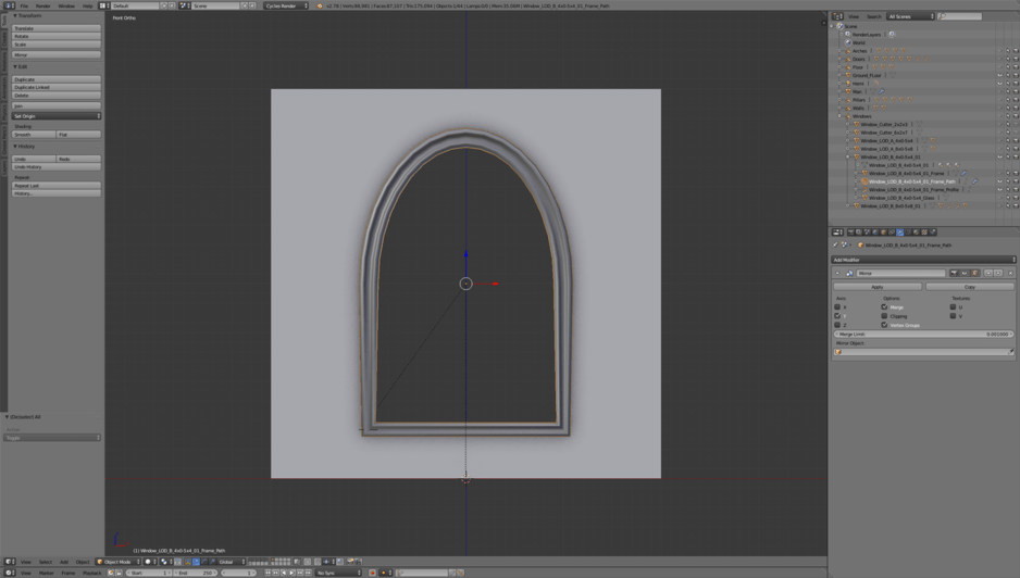 Uneven thinkness when extruding the profile along path - GameDev.tv