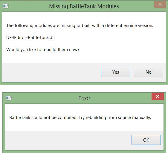 Could Not Be Compiled Try Rebuilding From Source Manually Ask Gamedev Tv