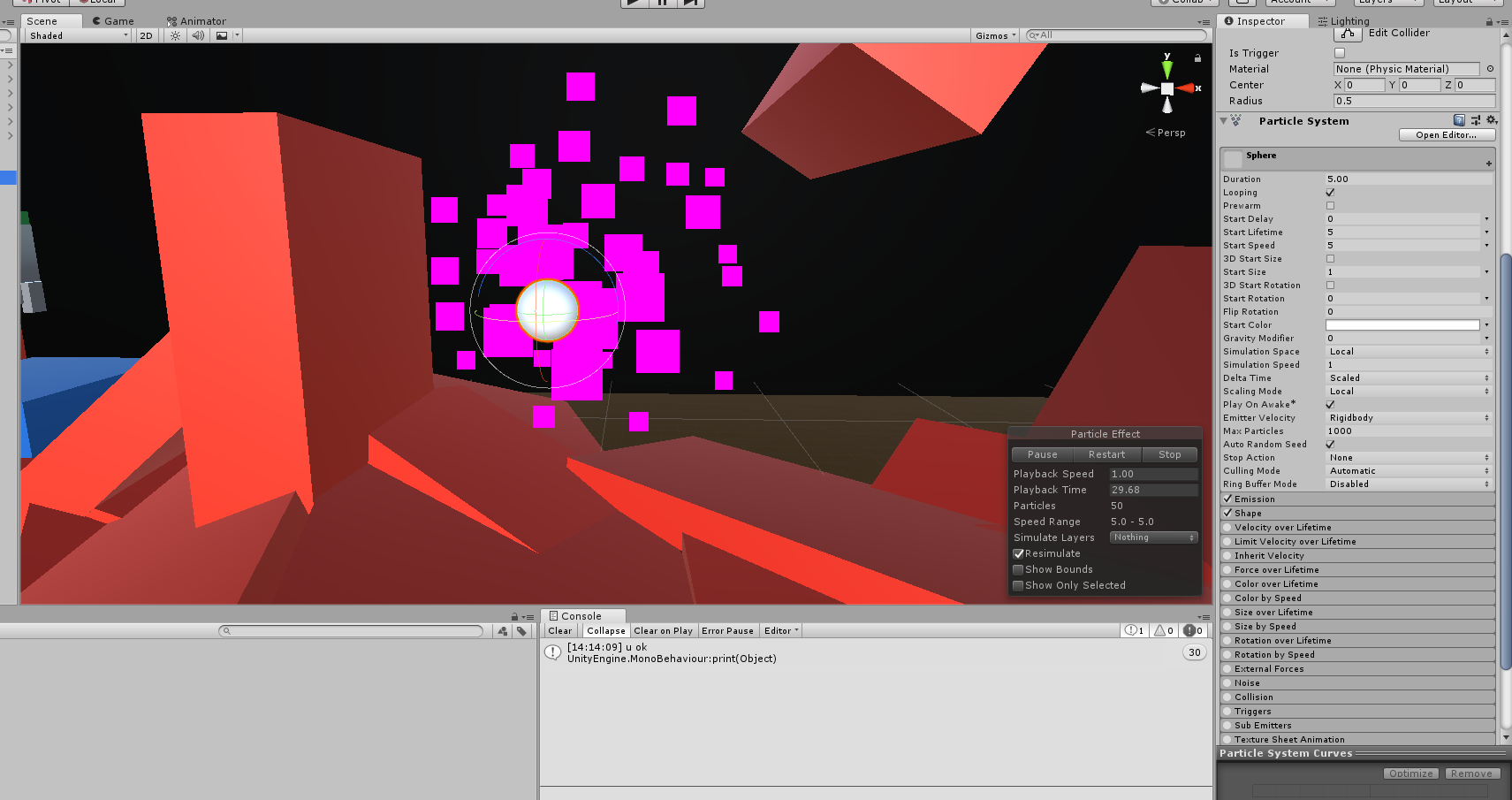 Particle Effects Doesnt show up in scene view? - Ask - GameDev.tv