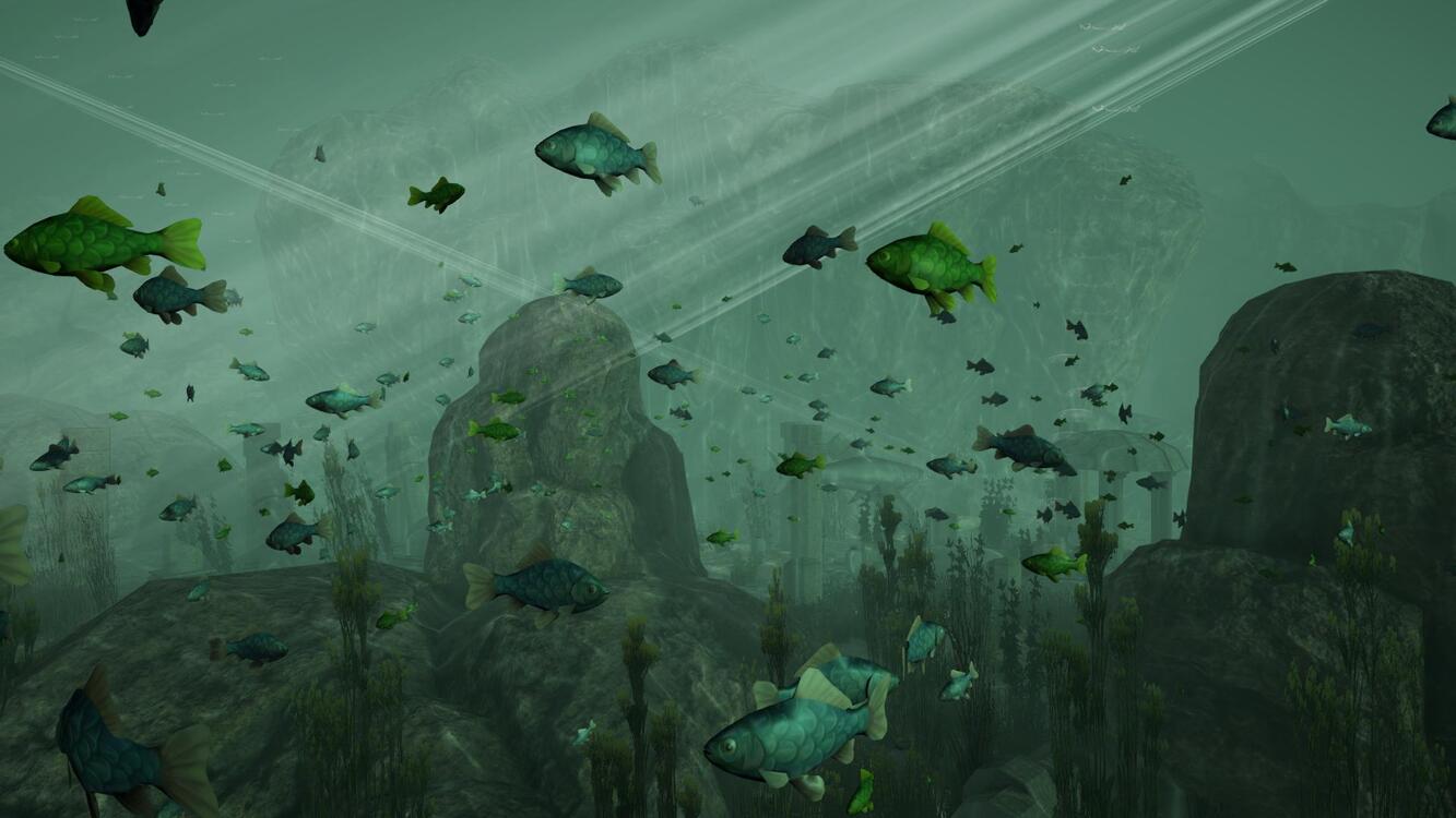 virtual aquarium online game realistic