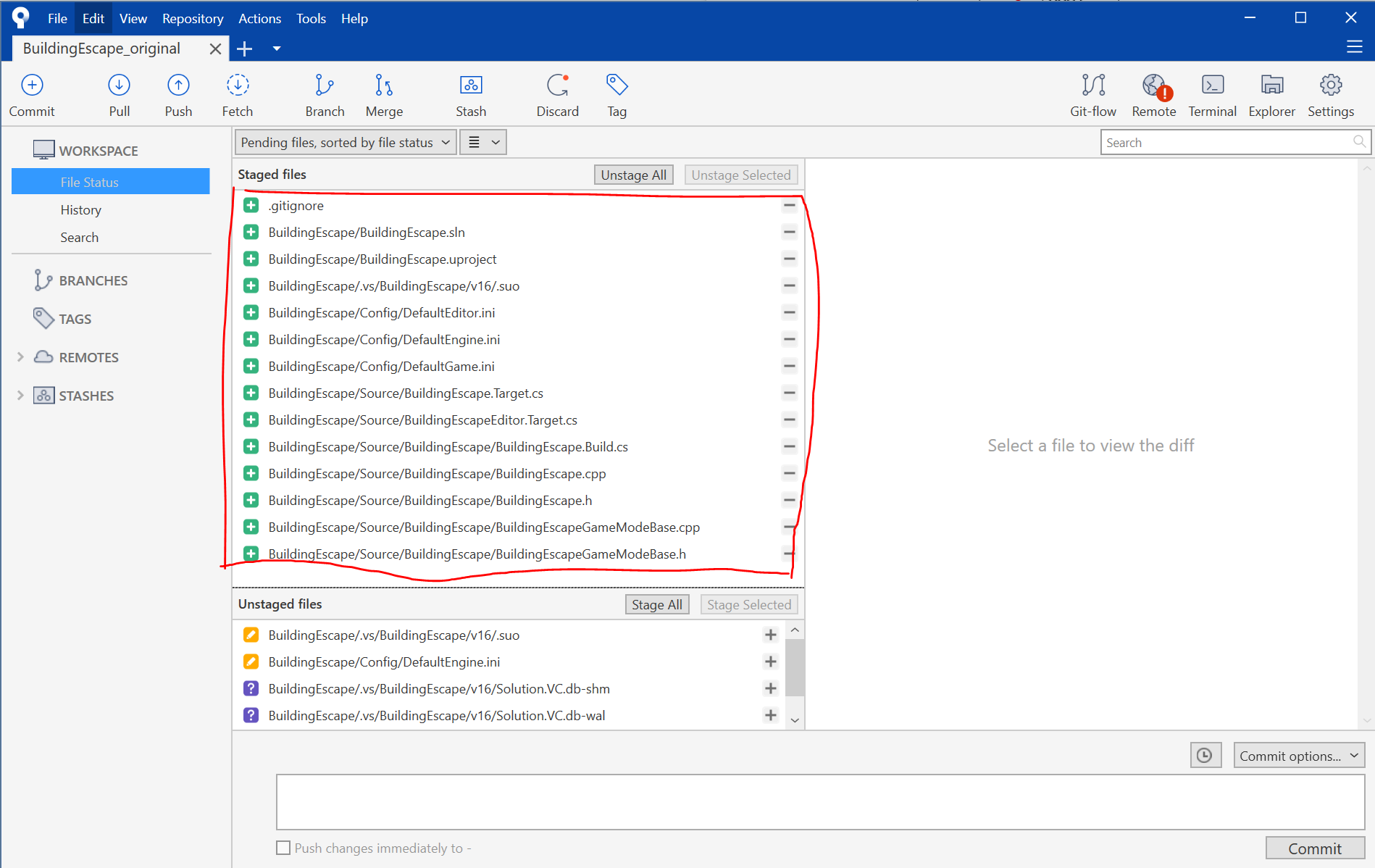 [SOLVED] SourceTree Crashing on Commit Ask GameDev.tv