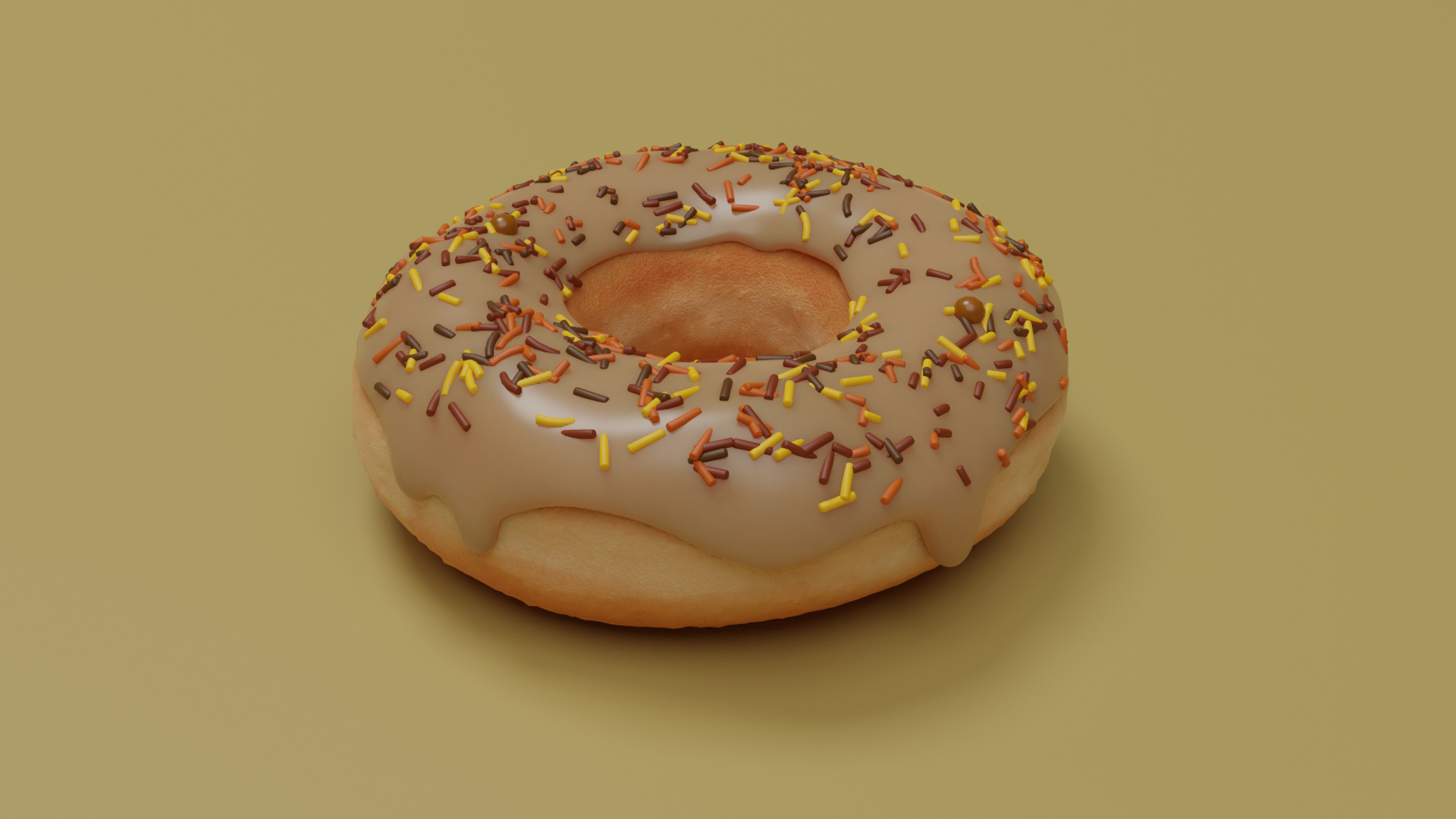 blender glazed donut texture