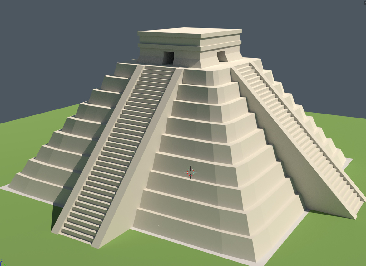 Finished pyramid (based on El Castillo in Chichen Itza) - Talk - GameDev.tv