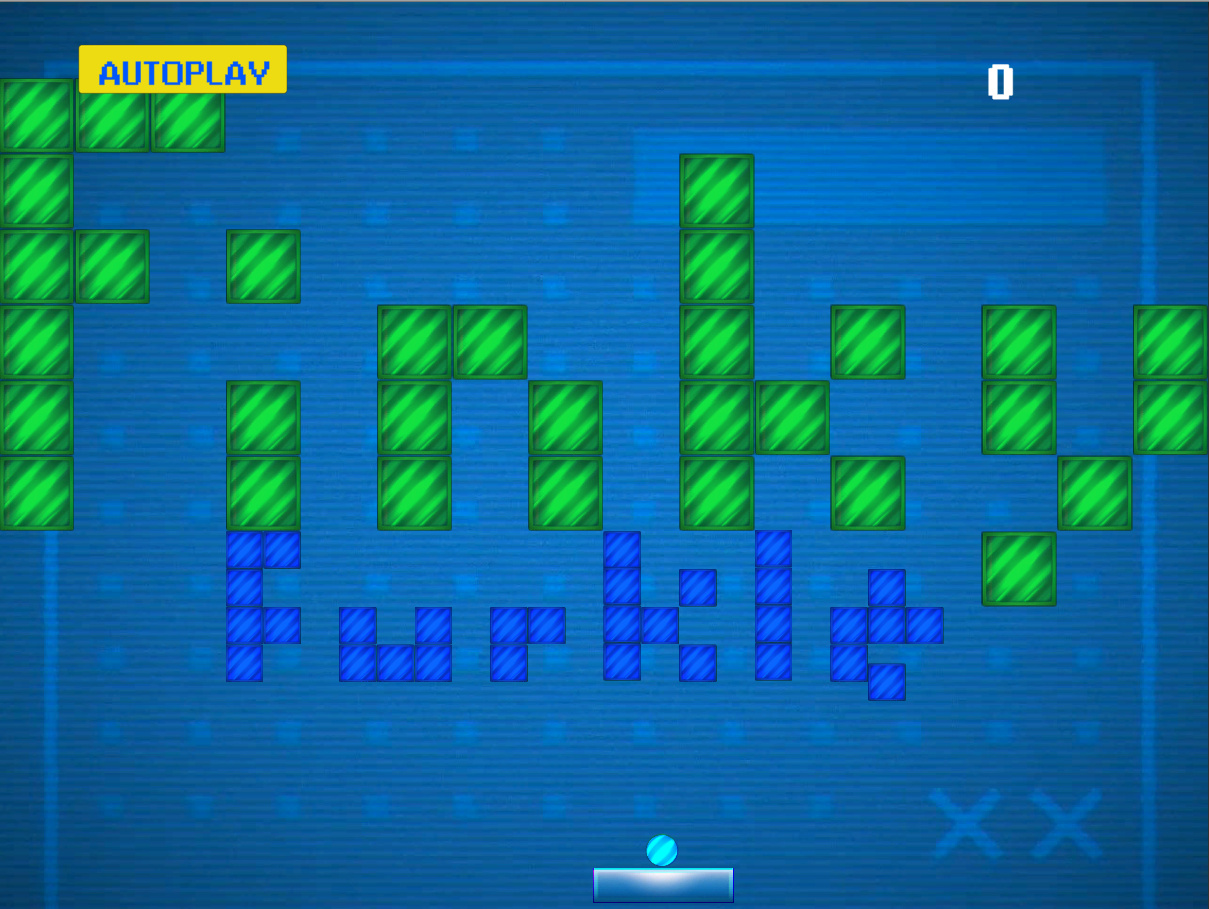 Block Breaker [Cyber Edition] with Autoplay button Talk GameDev.tv