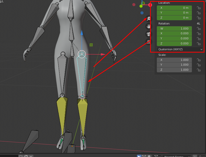 (Blender To UE4) Imported Bones Transform Is Different From Original ...