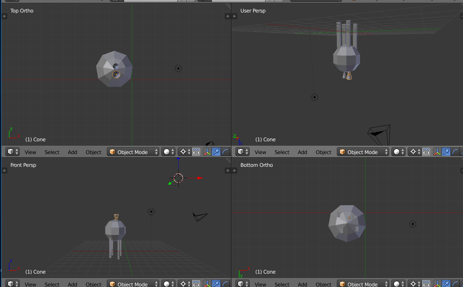 First Image made in blender ) Talk GameDev.tv